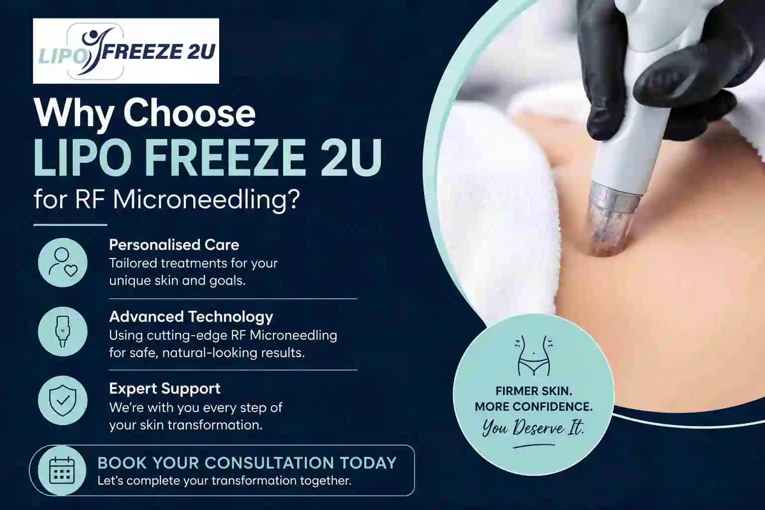 Why Choose LIPO FREEZE 2U for RF Microneedling Buckinghamshire?